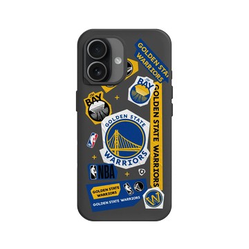 iPhone 17 SolidX 黑 - NBA - 拼貼系列-金州勇士 Golden State Warriors - Collage
