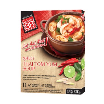 kitchen88 泰式酸辣海鮮湯即食調理包 270g