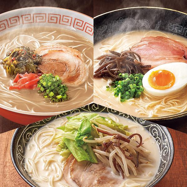 九州のとんこつラーメン3種セット 18食セット