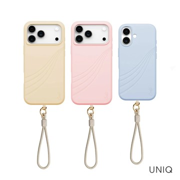 UNIQ 新加坡 Coehl Serina 液態矽膠腕掛繩保護殼 iPhone 17 系列 附手腕掛繩 磁吸殼