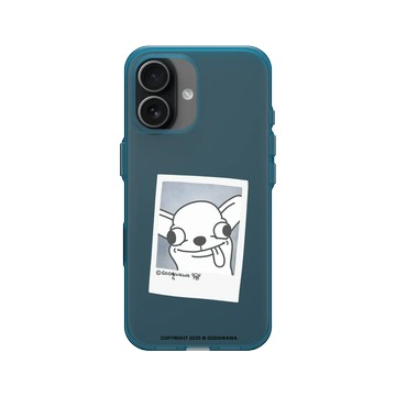 iPhone 17 Clear (相機按鈕) 夜幕藍 - Godgwawa 變種吉娃娃 - 拍立吉