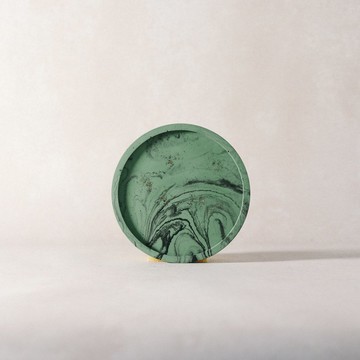 【拾石・循環室】地球月計劃【生活印記】Living Trace 圓杯墊薄