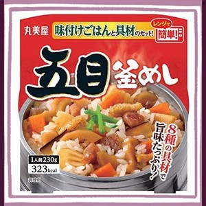 丸美屋 レンジで簡単! 五目釜めし 味付けごはん付き 230G×6個