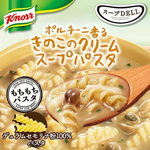 味の素 クノール スープDELI ポルチーニ香る きのこのクリームスープパスタ 3食×10袋