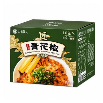 Kungfood 【匠拌麵】青花椒香麻麵110公克 (10包/箱)x2箱