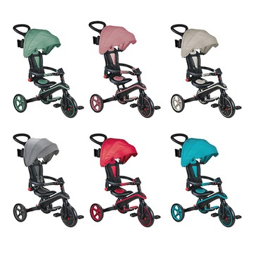 GLOBBER 4合1 Trike多功能3輪推車折疊版-多色可選【悅兒園婦幼生活館】