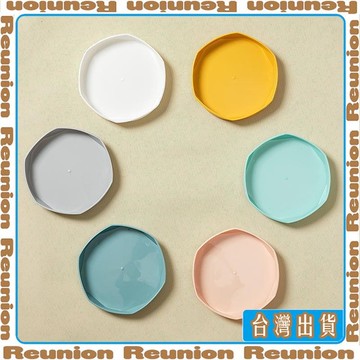 🏠臺灣出貨🏠Reunion✔簡約花盆托盤北歐花盆底託加厚塑料樹脂多肉盆加侖盆接水移動底座