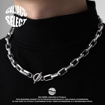 【CALI】隔日到貨! OT扣 百搭 鈦鋼 古巴 項鍊 項鍊男 不過敏 不生鏽 不掉色 鈦鋼 最高品質 快速出貨 嘻哈