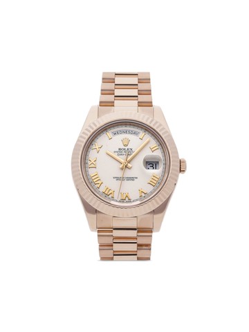 Rolex - 2013 pre-owned Day-Date 40mm - men - Everose Gold - One Size - Pink
