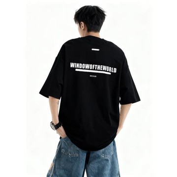 2026新款夏季男T恤短袖女上衣重磅純棉秀禾服大碼情侶WASSUPXXIOO