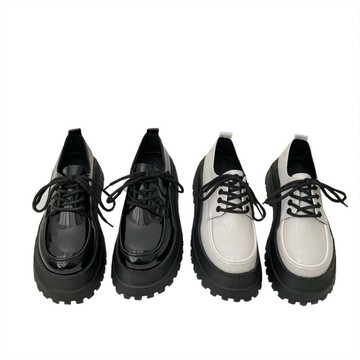 小瑕疵出清樂福鞋35~43厚底鞋 帆布鞋 半拖鞋 休閒鞋女鞋帆布鞋學生鞋餅乾鞋