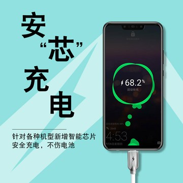 新款3.1A大電流數據線適用于安卓等接口手機充電線現貨