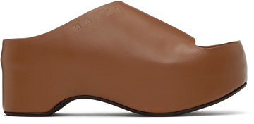 Marni 棕色 Platform 凉鞋