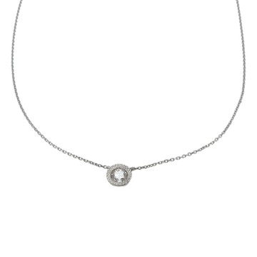 JEWELRY 無品牌珠寶 18K 白金 鑽石 項鍊 【二手名牌BRAND OFF】