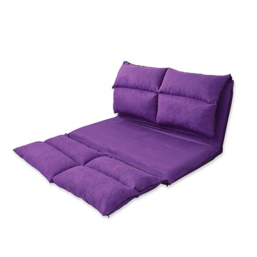 【班尼斯】超大尺寸 雙層起司Cheese漢堡 沙發床椅-深紫色