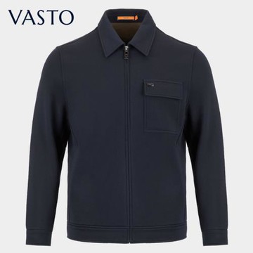 VASTO莫代爾休閑工裝針織外套