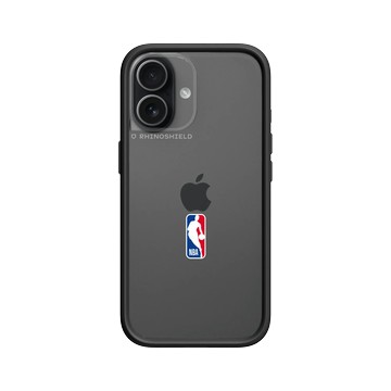 iPhone 17 Mod NX -邊框背蓋組合 (相機按鈕) 黑 - NBA - Logo-NBA Logoman - Center