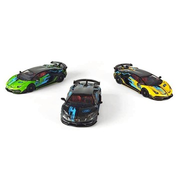 Maxwell 及物 1/64 Lamborghini Aventador SVJ 63 藍寶堅尼大牛 經典性能神獸