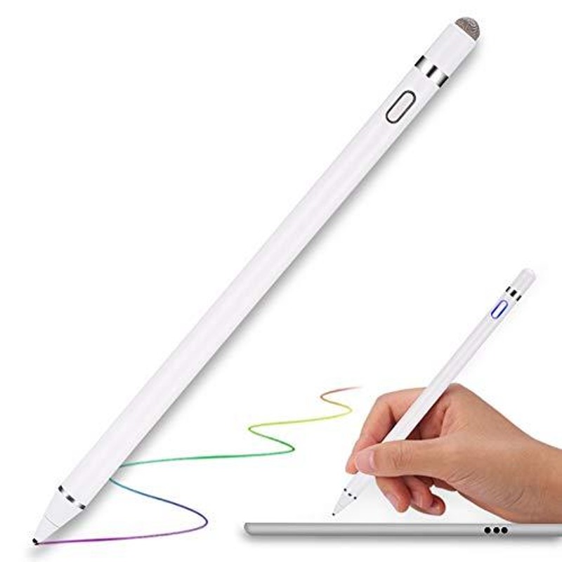 タッチペン、高感度静電式ペン、磁気キャップ極細 スタイラスペン Pencil Apple iPhone ipad pro Mini Air 