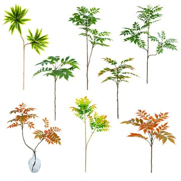 現貨 當天出貨 隔日到貨 仿真植物馬醉木綠植吊鍾樹葉園林造景漆木樹葉綠植家居裝飾 E416