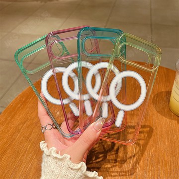 日韓ins透明殼 谷歌Google Pixel10 Pro XL 雙色漸變磁吸 防摔手機殼 保護套