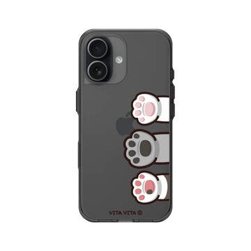 iPhone 17 Clear (相機按鈕) 酷墨灰 - VITA VITA．塔仔是隻貓 - 贊成先吃飯