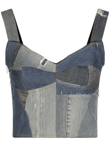 Dolce & Gabbana Denim Bustier