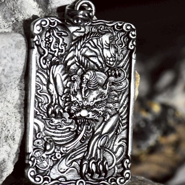 招財辟邪貔貅純鋼吊墜｜NST112NAN