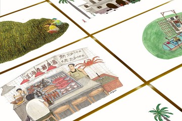 插畫明信片 優惠組 共5張