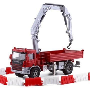 【W先生】Kaidiwei 凱迪威 1:50 1/50 吊卡車 隨車吊運輸車 吊車 起重機 合金 金屬 模型車 玩具車