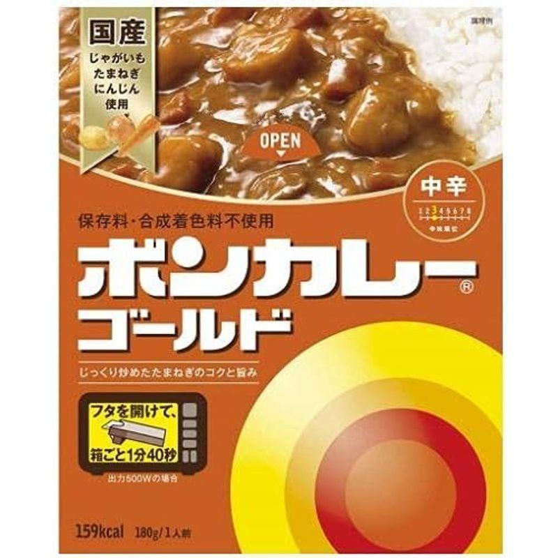 ボンカレーゴールド 中辛 180g