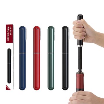 創意新品紅酒開瓶器針式氣壓開瓶器時尚筆形啟瓶器家用快速開瓶器