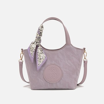 免運🏆女包小菜籃包水桶包2025新款高級感褶皺斜挎包女側背包 斜背包 託特包 水桶包 乞丐包 韓國包包 乞丐包 單肩包