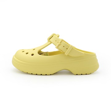 Crocs 卡駱馳 Classic 黃 休閒 瑪麗珍克駱格 洞洞鞋 涼拖鞋 女款 B6251 (210581-78R)