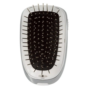 PRINCESS 荷蘭公主 負離子電動按摩梳 高濃度負離子 音波振動 彈性氣墊 圓潤梳齒  529432  白色