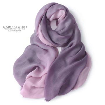 普羅旺斯唯美仙氣無靜電堆堆圍巾