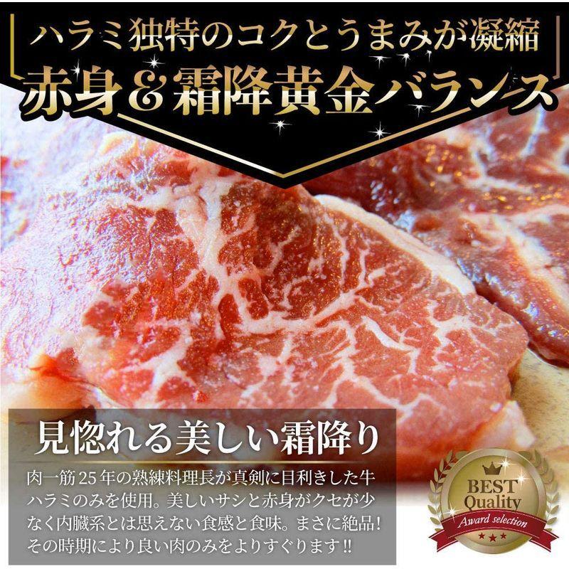 牛ハラミ焼肉（タレ漬け） メガ盛り バーベキュー用 (2kg(250g×8))MG