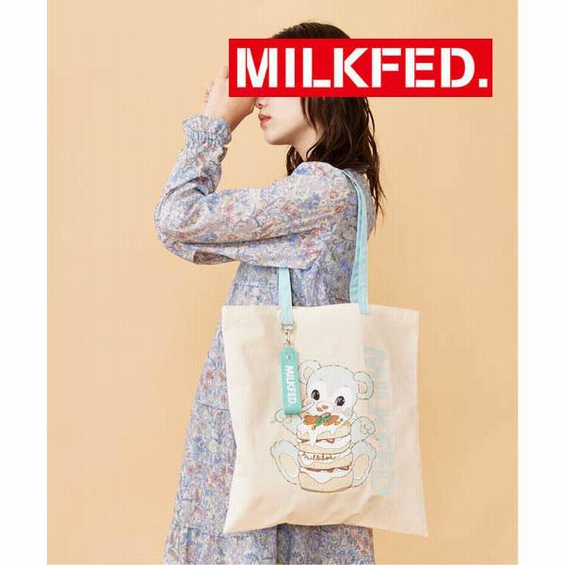 トートバッグ バッグ ミルクフェド MILKFED BEAR FLAT LIGHT