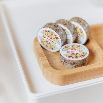 達摩富士山磁磚系列 / 紙膠帶