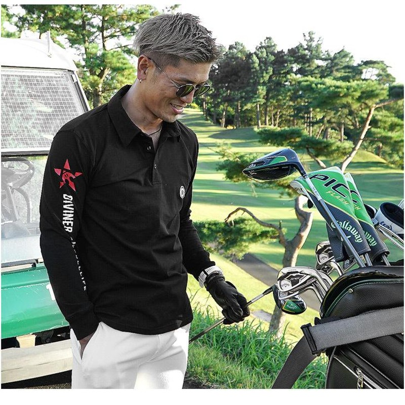 DIVINER GOLFゴルフウェア メンズ ゴルフ メンズウェア 長袖