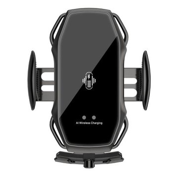 魔夾A5S車載無線充電器手機支架自動感應電動夾緊導航架汽車支架