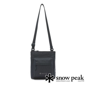 【Snow Peak韓系】中性輕量小斜背包『炭海軍藍』ZUFSB06 戶外 露營 登山 健行 休閒 時尚 出國 旅遊 輕量 斜背包