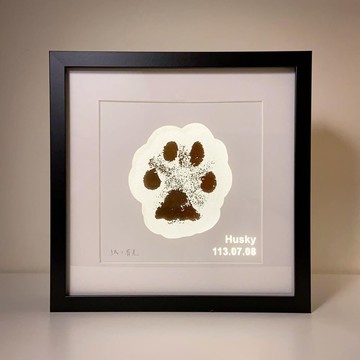 【毛孩小腳丫】立體紙雕氣氛燈 / 客製款 / 專屬腳印化為溫暖紀念