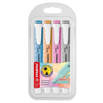 STABILO STABILO 思筆樂 樂酷馬卡龍色螢光筆 4色組/盒 ST275/4-08-2