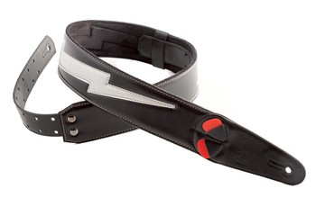 RightOn Mojo 系列 – Bolt II Sliver Glitter 吉他背帶