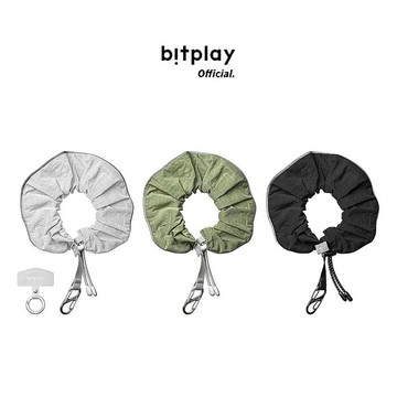 【bitplay】圈圈反光手繩(含掛繩通用墊片)岩石灰