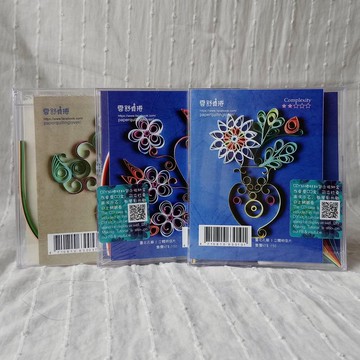 臺北孔廟系列紙捲卡片材料包三件組