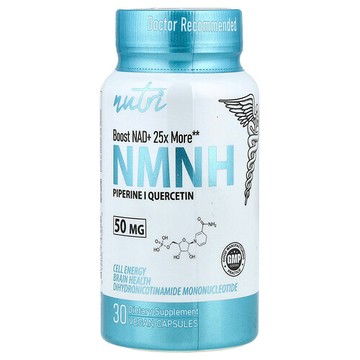 Nutri, NMNH，50 毫克，30 粒全素膠囊