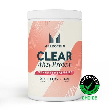 Clear Whey Protein Powder - 875g - 35servings - Cranberry & Raspberry