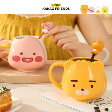 【滿額免運】KAKAO FRIENDS馬克杯陶瓷水杯大容量辦公室高顏值個人專用杯子女